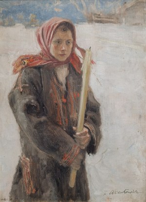 Theodore AXENTOWICZ (1859-1938), On the Thunderbolt.