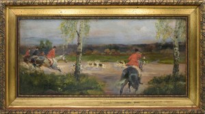 Jerzy KOSSAK (1886-1955), Hunting par force, 1933