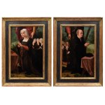 Painter unspecified, Northern European, 17th century?, Pair of paintings - Spouses
