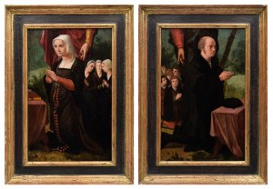 Painter unspecified, Northern European, 17th century?, Pair of paintings - Spouses