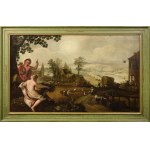 Joos II DE MOMPER (1564-1635), Lodewyk TOEPUT (POZZOSERRATO) (c.1550-c.1603), Seasons - Winter and Summer - pair of paintings, 1583