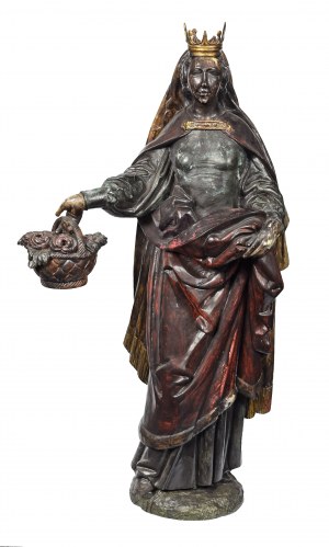 Saint Elizabeth of Hungary - wall sculpture