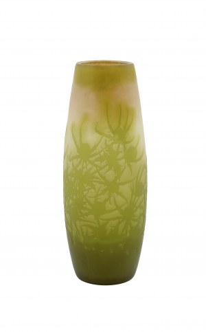 COMPANY ÉMILE GALLÉ, Vase with thistle motif