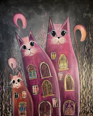 Katarzyna BISKUPSKA (nata nel 1970), Città del gatto, 2025