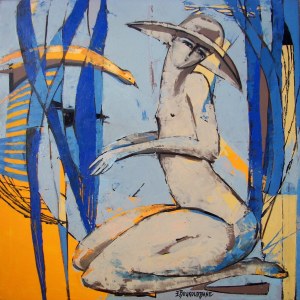 Elizabeth BOUKOURBANE (b. 1958), Grasses III, 2021