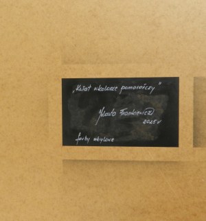 Jolanta FRANKIEWICZ (née en 1969), fleur orange, 2025