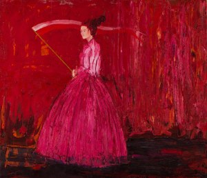 Jacek ŁYDŻBA, NOW POLKA - GIRL WITH A FLAG, 2000