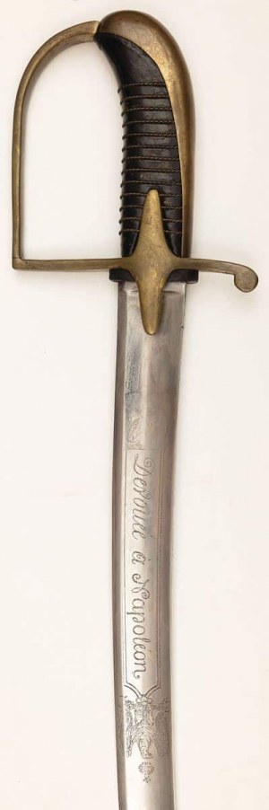 Sciabola da ufficiale polacco wz 1921, manico realizzato da A. Mann Varsavia