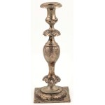 SINGLE FLAME candlestick, Piotrkow, Chaim Joachim Frenkiel, 1834-55