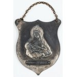 RYNGRAPH WITH THE NURSING MADONNA, Poland, Częstochowa, 1st half of the 20th century.