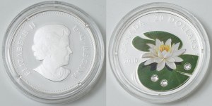 20 DOLLARS, Canada, 2010. water lily