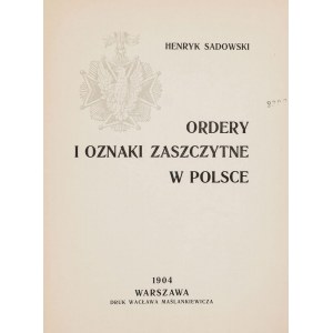 Henryk SADOWSKI