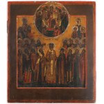 IKON, SACRED SOCIETY, Yaroslavl school, 18th / 19th century.