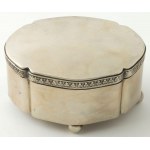CUTTER BOX in art deco style, Poland, after 1931, Silver, sample 3, weight 284.3 g; 7.2 x 14 x 10.2 g