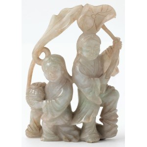 TWO CHILDREN, China, 19th/20th century.