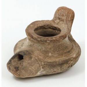 OLIVE LAMP type slipper, Palestine, 6th-7th century ne.