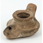 OLIVE LAMP type "slipper", Palestine, 6th-7th century ne.