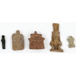 5 AMULETS, Ancient Egypt, New Kingdom - Roman times