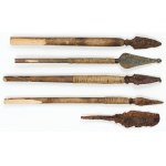 FIVE GROTS, Palestine, Bronze and Iron AgesOne bronze, four iron 5-9 cm