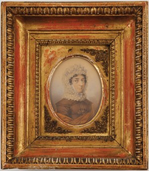 portrait of a lady in a cap, ca. 1830
