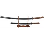 KATANA AND WAKIZASHI WITH STAND
