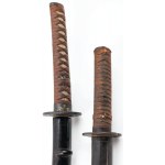 KATANA AND WAKIZASHI WITH STAND