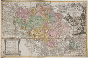 IL PRINCIPATO DI OLEŚNICE, eredi di Homann, Norimberga, 1736