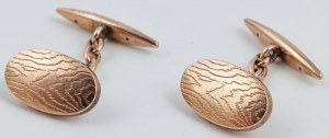 Paire de boutons de manchette, 20e siècle.