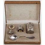 SET FOR ONE PERSON, Germany, Hoka, early 20th century.