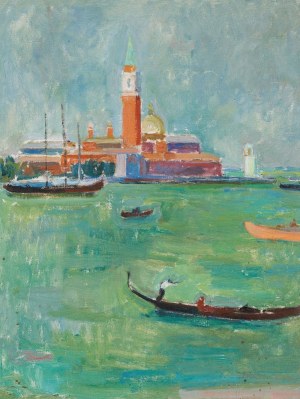 Gizela HUFNAGEL (KLIMASZEWSKA ARCTOWA), SAN GIORGIO MAGGIORE W WENECJI, ok. 1961