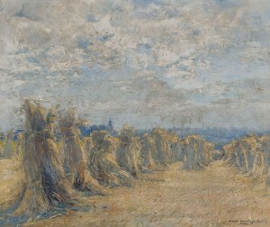 Louis van ENGELEN, AFTER THE HARVEST IN EDEGHEM