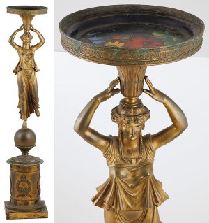 GERIDON WITH CARIBBEAN IN EMPIRE STYLE, 19th century.