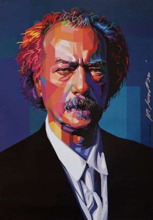 proj. Wojciech KORKUĆ (b. 1967), Ignacy Jan Paderewski, 2019. autographed poster.