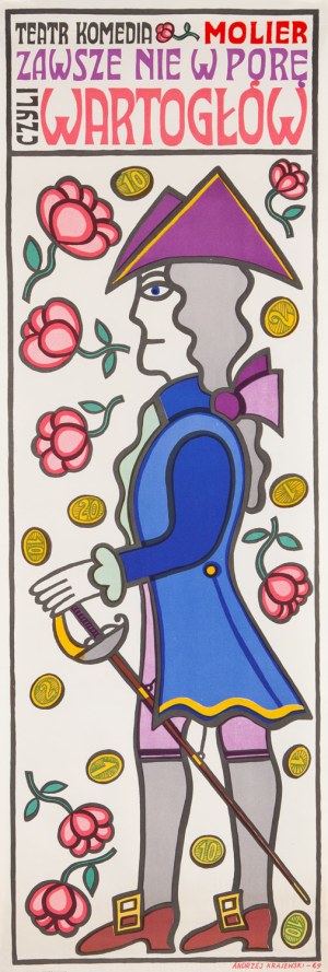 proj. Andrzej KRAJEWSKI (1933-2018), Always out of time, or Wartogłów, 1969
