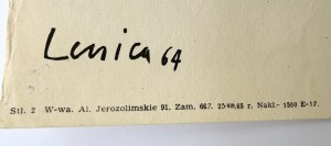 proj. Jan LENICA (1928-2001), Faust, 1965