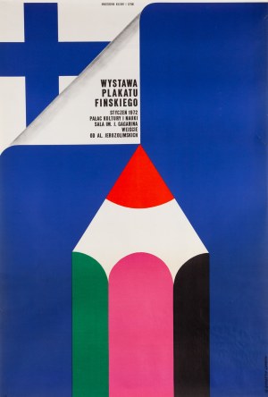proj. Hubert HILSCHER (1924-1999), Finnish Poster Exhibition, 1971