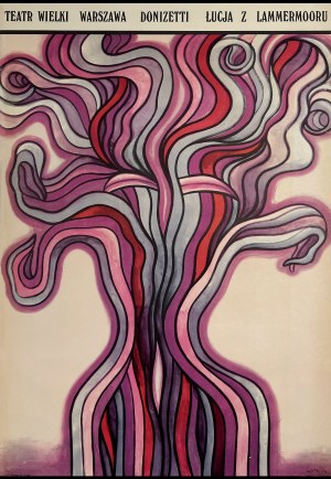 designed by Jan LENICA (1928-2001), Lucia di Lammermoor, 1972