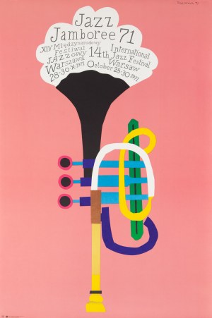 proj. Henryk TOMASZEWSKI (1914-2005), Jazz Jamboree 71, 1971