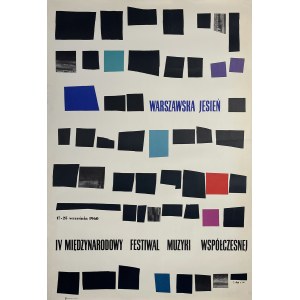 proj. Jan LENICA (1928-2001), Warszawska Jesień. IV Międzynarodowy Festiwal Muzyki Współczesnej, 1960