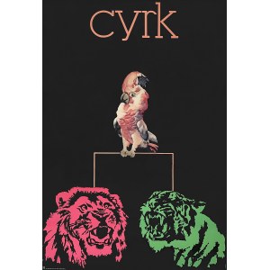 proj. Andrzej PIWOŃSKI (1941-2020), Cyrk, 1969