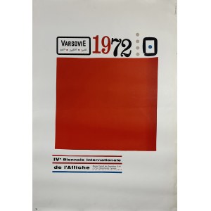 proj. Henryk TOMASZEWSKI (1914 - 2005), IV Biennale Internationale de l'Affiche, 1971
