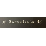 proj. Krzysztof BURNATOWICZ (ur. 1943), K.K. Baczyński. Plakat do wystawy w Muzeum w Sandomierzu, 1986