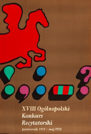 proj. Jan MŁODOŻENIEC (1929-2000), XVIII National Recitation Contest, 1972