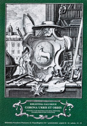 proj. Krzysztof BURNATOWICZ (ur. 1943), Biblioteka Załuskich, Corona Urbis Et Orbis. Wystawa w 250. rocznicę otwarcia pierwszej polskiej biblioteki publicznej, 1998