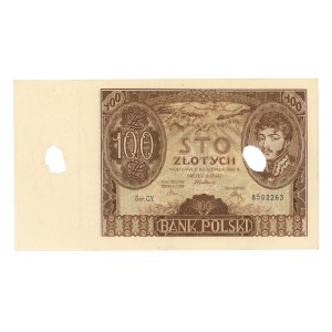 100 zloty 1934, C.Y. series, cancelled