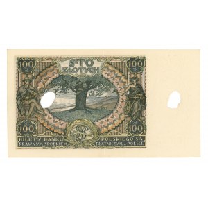 100 zloty 1934, C.Y. series, cancelled