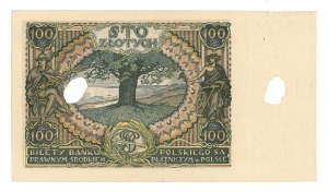 100 zloty 1934, C.Y. series, cancelled