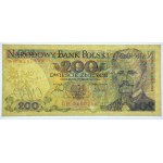 200 złotych 1986 - seria DH - autograf autora projektu Andrzeja Heidricha - RZADKOŚĆ