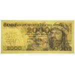 2.000 złotych 1979 - seria AL - autograf autora projektu Andrzeja Heidricha - RZADKOŚĆ
