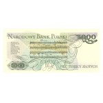 5.000 złotych 1982 - seria CL - autograf autora projektu Andrzeja Heidricha - RZADKOŚĆ